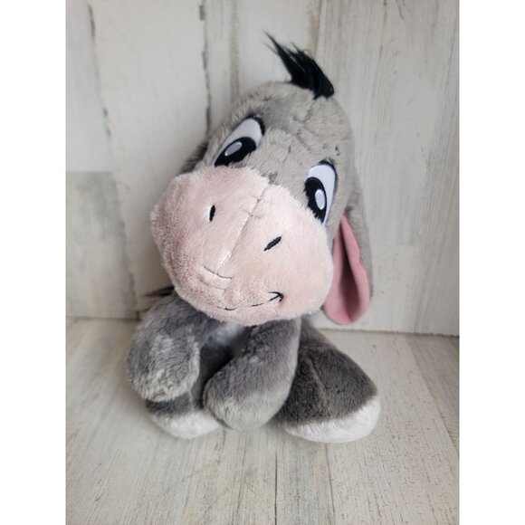 Disney big eyes Eeyore Winnie Pooh plush stuffed animal - Picture 1 of 7